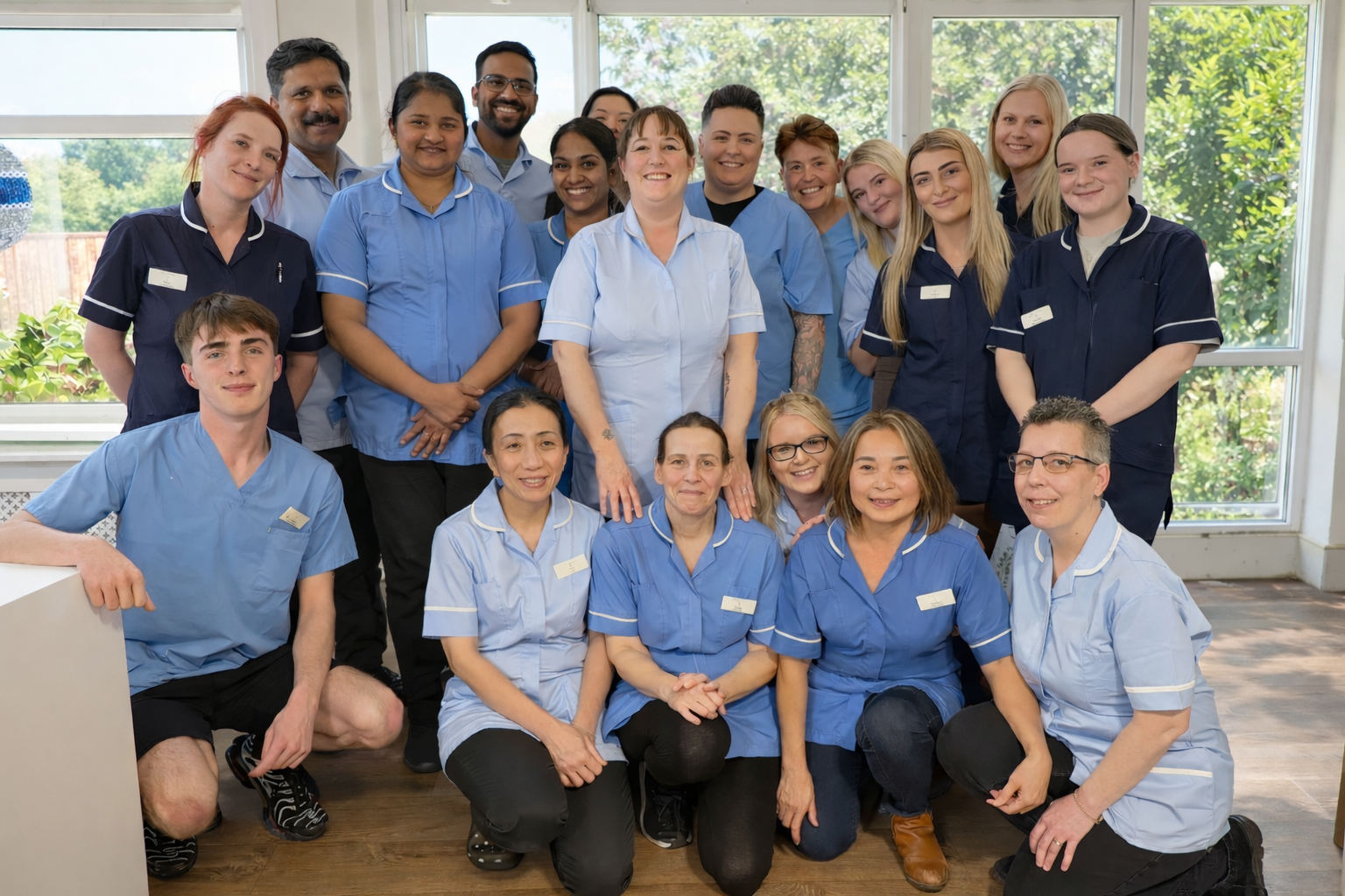 Care staff at Hadleigh Court