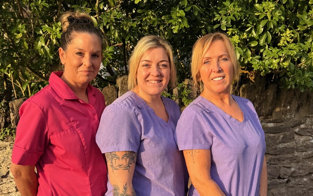 Members of the housekeeping team at Hadleigh Court